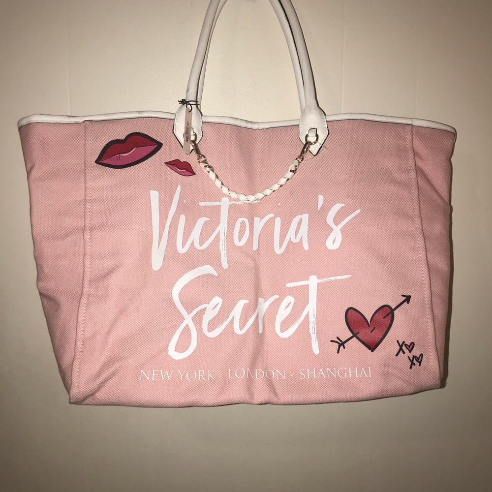 Large pink tote from Victoria’s Secret